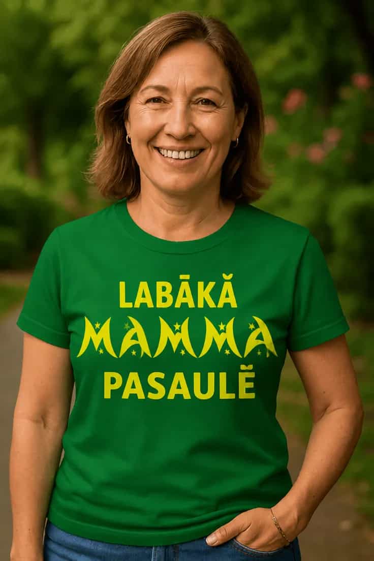 Krekls Labākā mamma pasaulē ar vārdu pēc izvēles