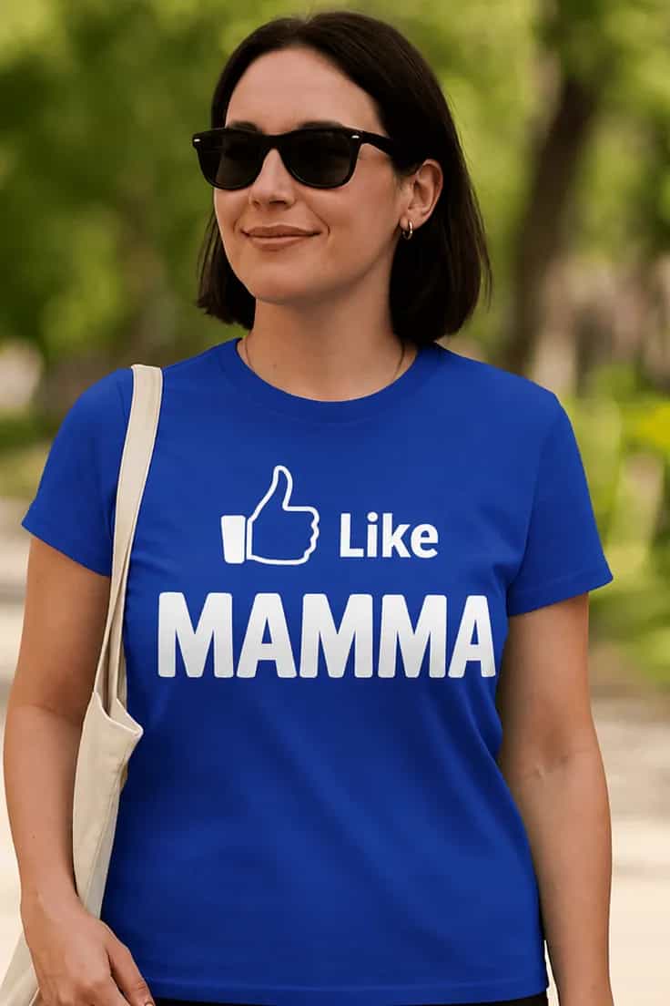 Smieklīgs krekls Mātes dienai Like MAMMA