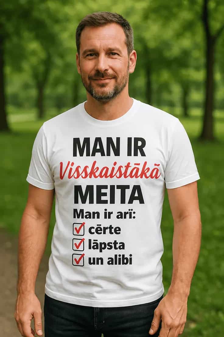 Smieklīgs krekls Man ir visskaistākā meita