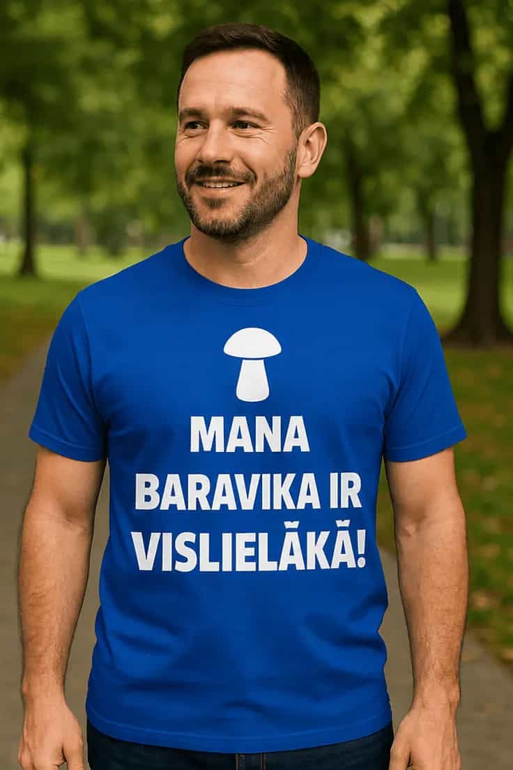 Smieklīgs krekls Mana baravika ir vislielākā
