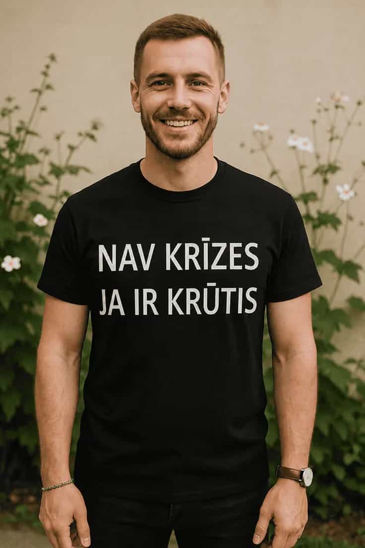 T-krekls „Nav krīzes, ja ir krūtis”