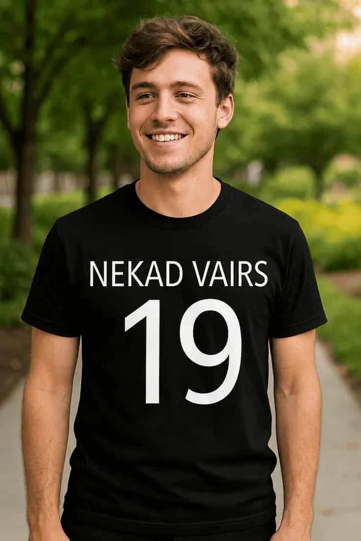Smieklīgs krekls Nekad vairs 19 – NEKAD VAIRS 19.