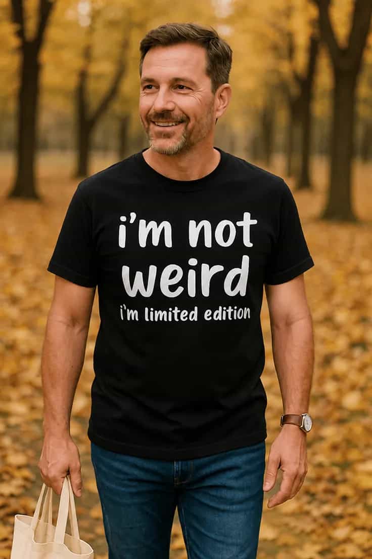 T-krekls „I'm not weird, I'm limited edition“