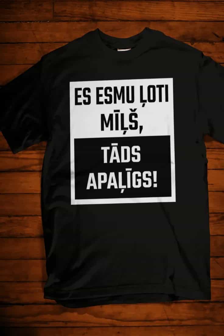 T-krekls „Ļoti mīļš, tāds apaļīgs”