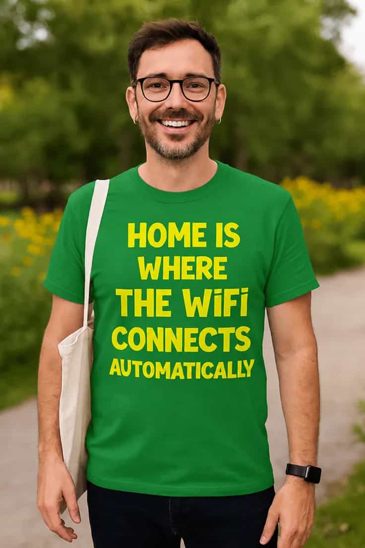 Krekls Par mājas WiFi