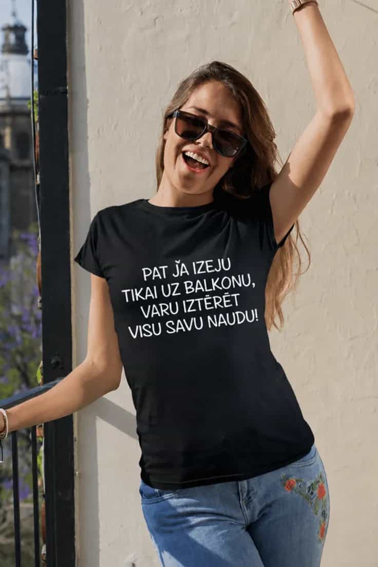 T-krekls tiem, kas prot tērēt naudu