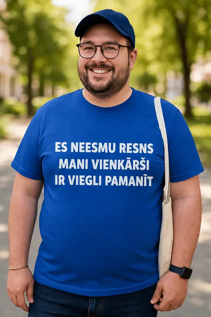 T-krekls „Mani vienkārši ir viegli pamanīt“