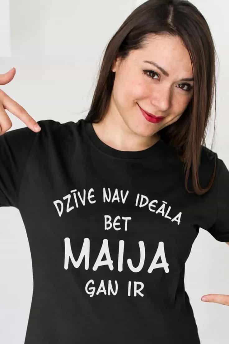 Smieklīgs krekls Perfekta dzīve ar vārdu