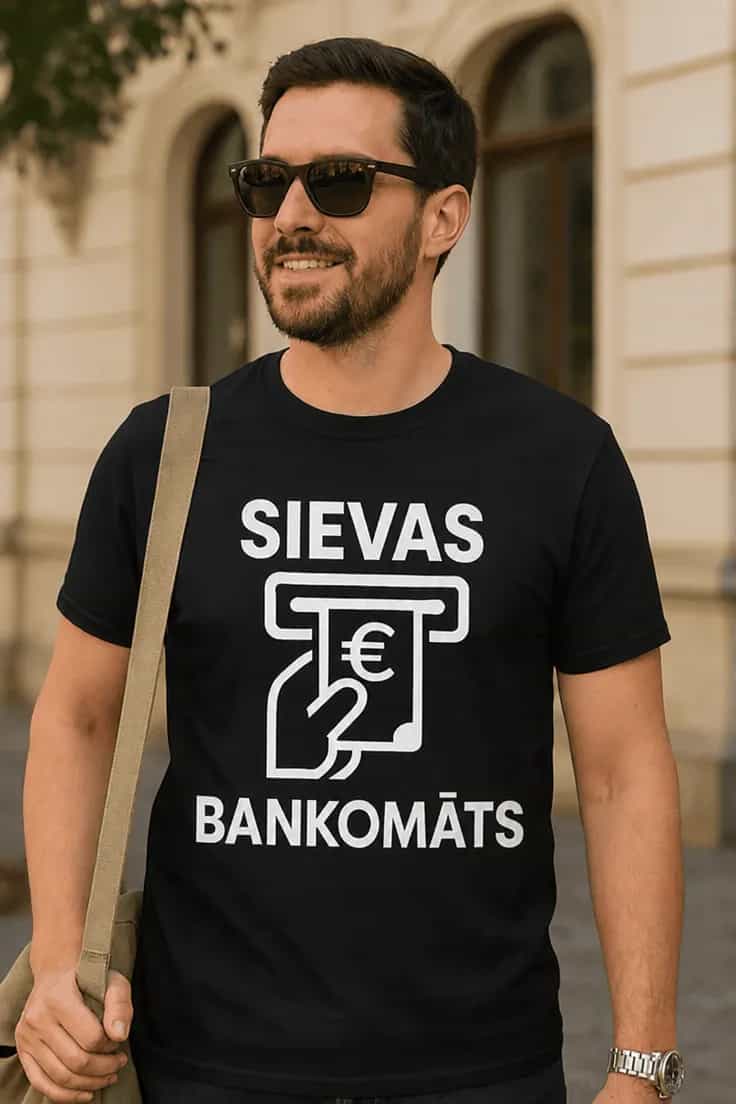 Smieklīgs krekls Sievas bankomāts
