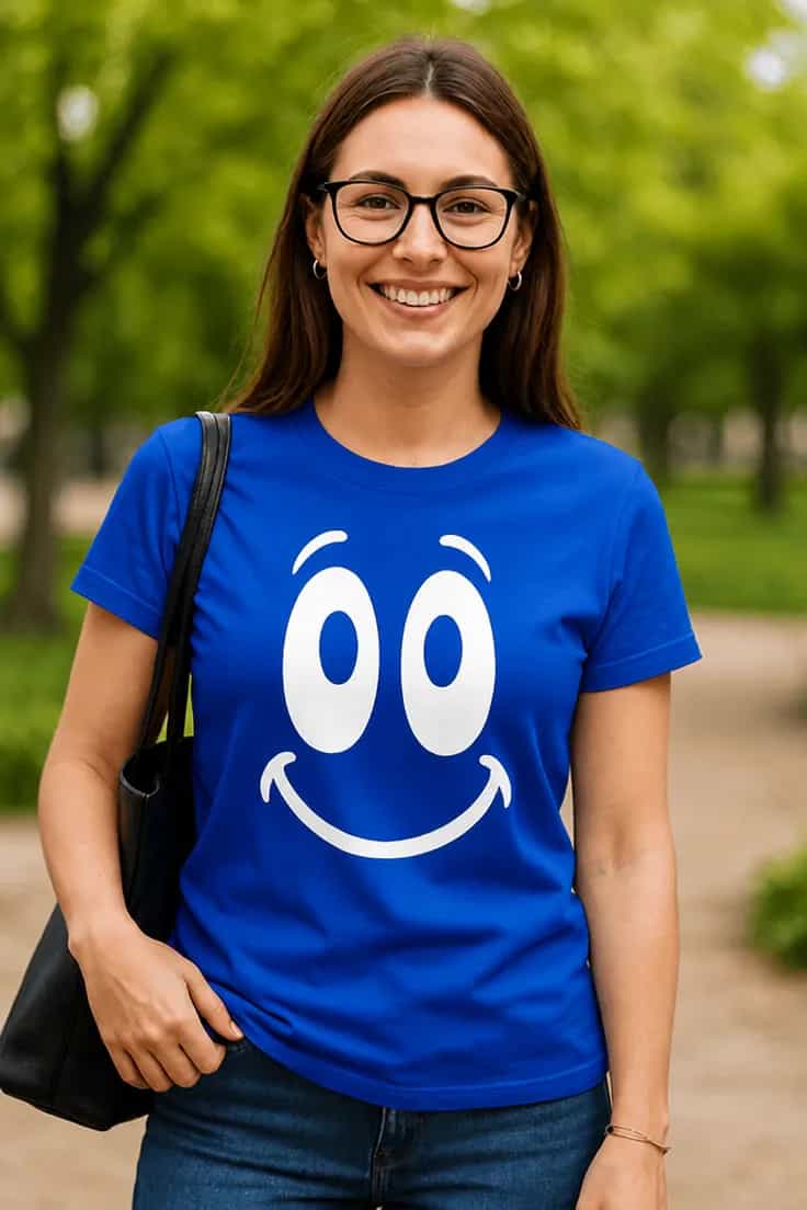 Smieklīgs krekls Smaidiņš