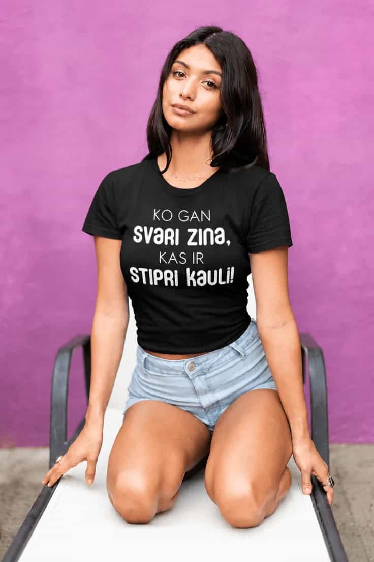 T-krekls „Ko gan svari zina“