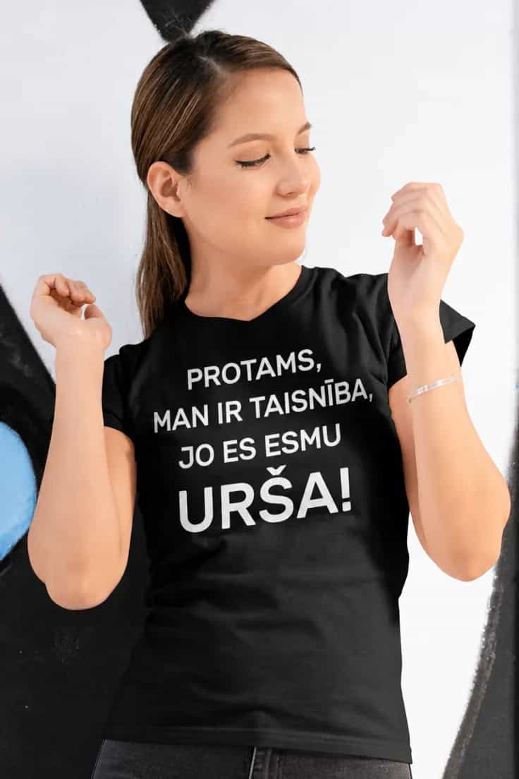 Smieklīgs krekls taisnība ar vārdu – PROTAMS,