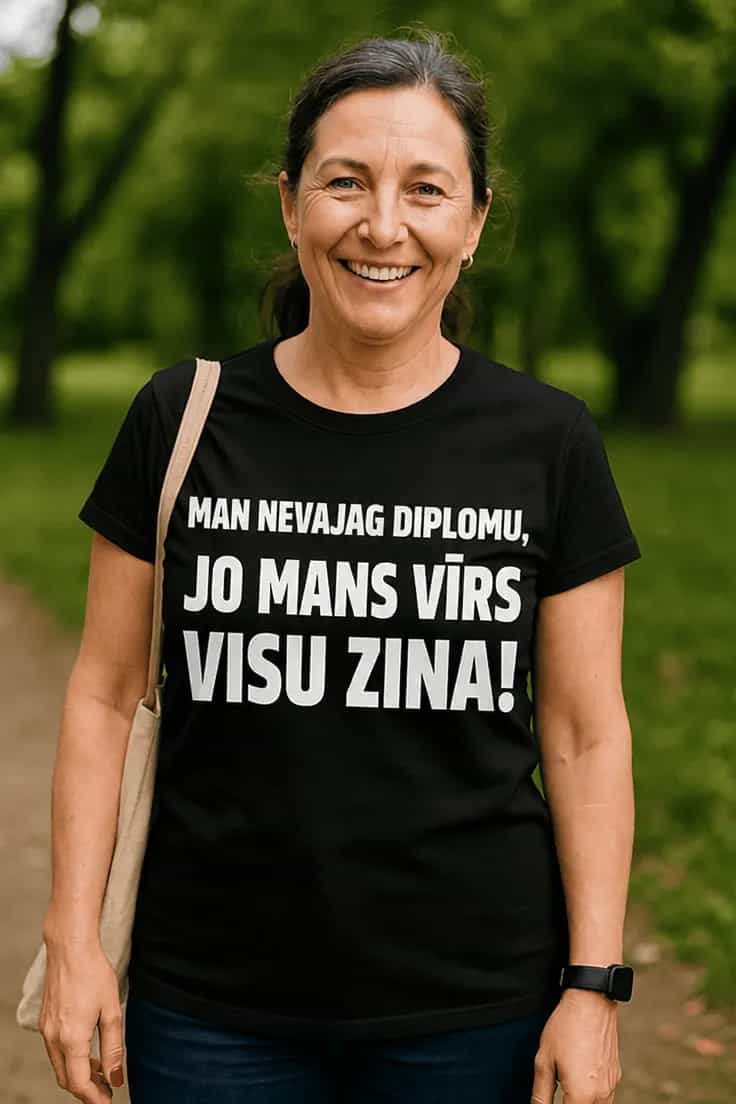 Smieklīgs krekls Vīrs visu zina