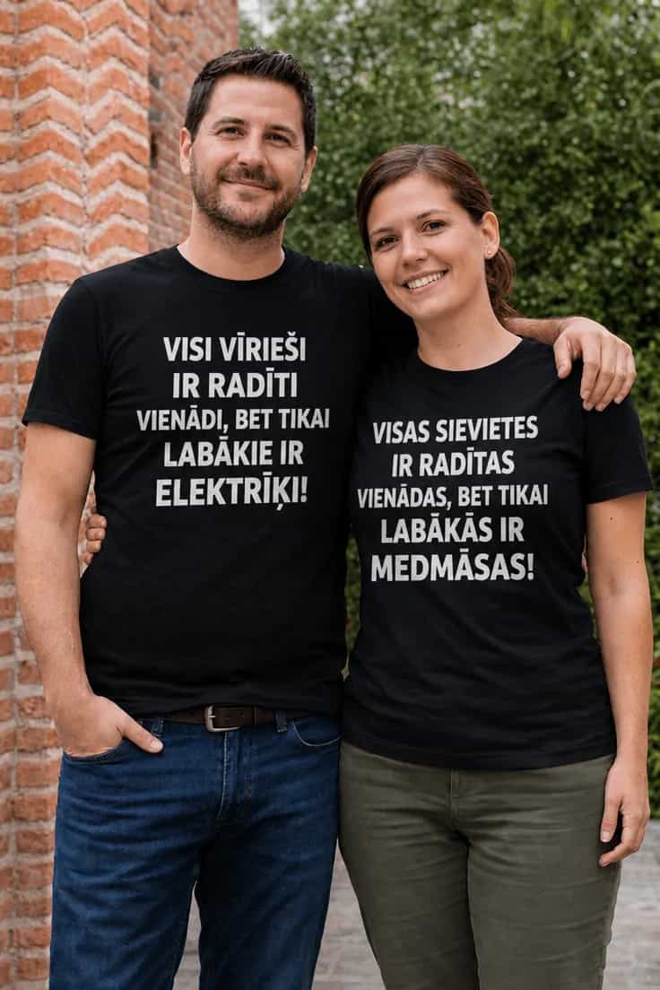 Krekls Visi radīti vienādi ar profesiju pēc izvēles