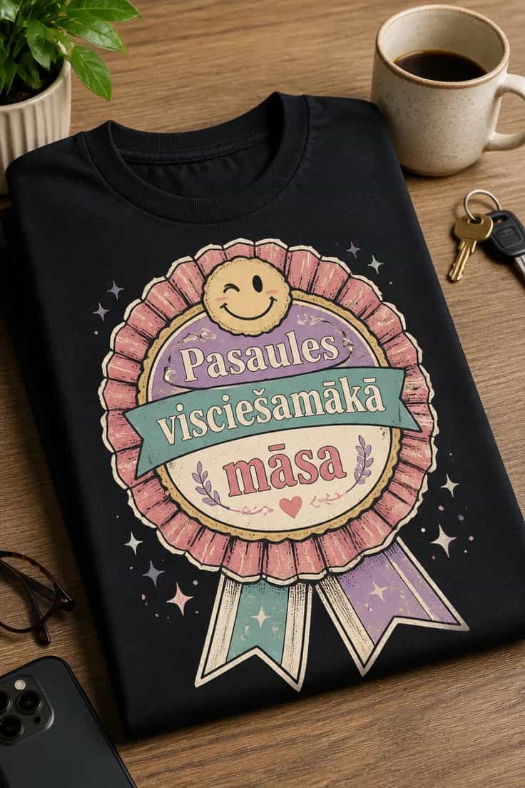 Smieklīgs sieviešu T-krekls – Pasaules visciešamākā māsa
