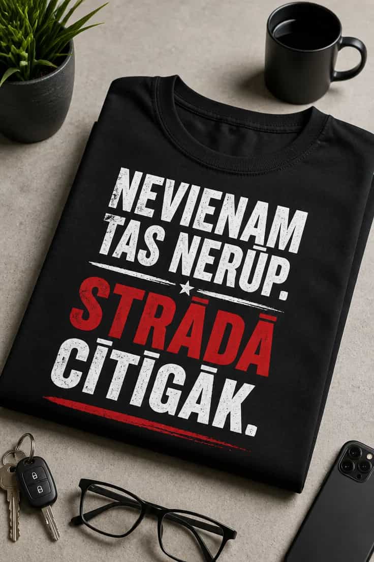 T-krekls Nevienam tas nerūp. Strādā cītīgāk.