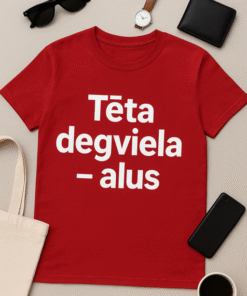 Tēta degviela – alus T-krekls