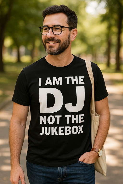 I AM THE DJ NOT THE JUKEBOX - T-krekls