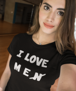 I LOVE MEN - T-krekls
