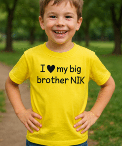 I love my big brother (vārds pēc izvēles) - Bērnu T-krekls