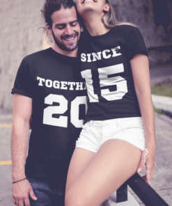 Together Since (pielāgojams gads) - T-kreklu komplekts