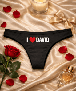 Sieviešu stringi I LOVE (vārds pēc izvēles)