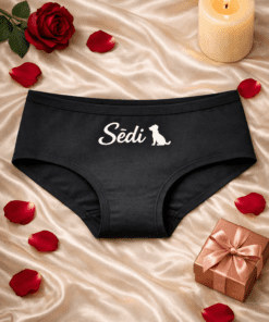 Jautrs sieviešu apakšveļas biksītes “Sēdi” ar sunīti