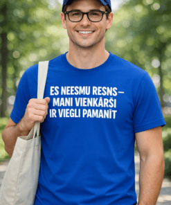 Smieklīgs T-krekls: Es neesmu resns — mani vienkārši ir viegli pamanīt