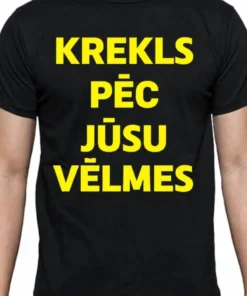 Smieklīgs krekls pēc jūsu vēlmes kā dāvana dzimšanas dienā ar personalizētu joku