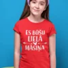 Bērnu krekls Lielā māsiņa ar uzdruku ES BŪŠU LIELĀ MĀSIŅA