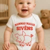 Mazuļa bodijs Mammas mazais sivēns ar apdruku MAMMAS MAZAIS SIVĒNS
