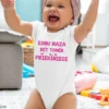 Mazuļa bodijs Mazā priekšniece ar uzrakstu ESMU MAZA BET TOMĒR PRIEKŠNIECE