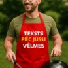 Priekšauts ar tekstu pēc vēlmes ar apdruku TEKSTS PĒC JŪSU VĒLMES