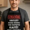 Priekšauts Kritizēt ēdienu kaitē veselībai ar humoristisku apdruku virtuvei