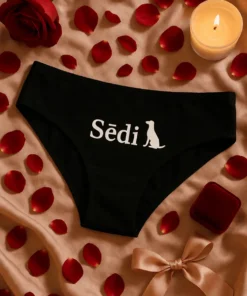 Sieviešu apakšveļa Sēdi sunīt kā smieklīga dāvana dzimšanas dienā