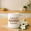 Smieklīga krūze labākā mamma pasaulē ar uzrakstu Labākā MAMMA ♥ pasaulē