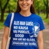 Smieklīgs krekls Alus man garšo ar humoristisku apdruku dāvanai