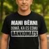 Smieklīgs krekls Bērni domā ka esmu bankomāts ar uzdruku MANI BĒRNI DOMĀ, KA ES ESMU BANKOMĀTS.