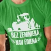 Smieklīgs krekls Bez zemnieka nav ēdiena ar uzrakstu BEZ ZEMNIEKA NAV ĒDIENA