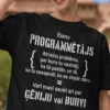 Smieklīgs krekls Esmu programmētājs ar humoristisku apdruku dāvanai programmētājam
