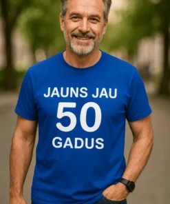 Smieklīgs krekls Jauns jau 50 gadus kā dāvana dzimšanas dienā 50 gadu jubilejā