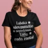 Smieklīgs krekls Labākā sievasmāte no znota ar uzdruku Labākā sievasmāte nepiedzimst. Tādu rada znots!