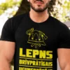 Smieklīgs krekls Lepns brīvprātīgais ugunsdzēsējs ar uzrakstu LEPNS BRĪVPRĀTĪGAIS UGUNSDZĒSĒJS