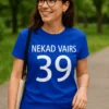 Smieklīgs krekls Nekad vairs 39 ar uzdruku NEKAD VAIRS 39.