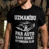 Smieklīgs krekls Par auto runāju stundām ar humoristisku auto tēmu dāvanai