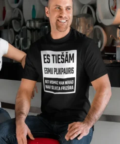 Smieklīgs krekls par plikpaurību ar humoristisku apdruku dāvanai