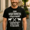 Smieklīgs krekls Veģetārietis otrajā pakāpē ar humorīgu apdruku dāvanai