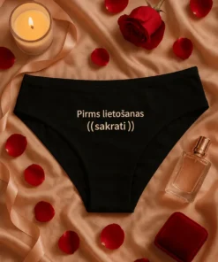 Vīriešu apakšveļa Pirms lietošanas sakrati kā smieklīga dāvana dzimšanas dienā vai vecpuišu ballītei